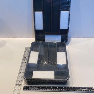 NIP Set of 2 Storage Organizers for Cutlery or Desk Drawers